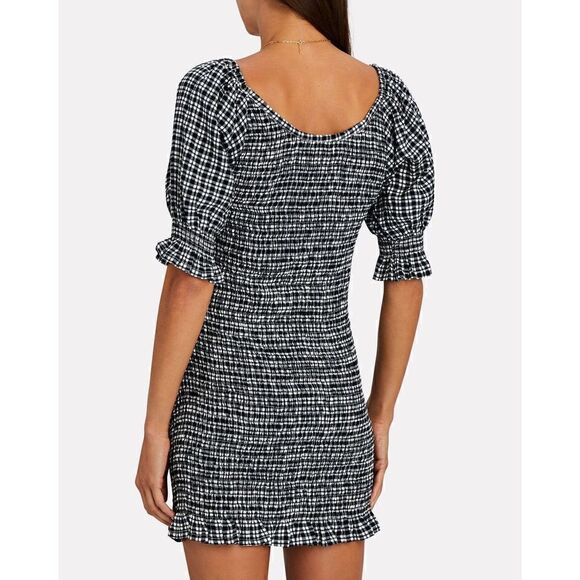 NWT Anthropology Faithfull the Brand Milia Smocked Mini Dress size MP - Picture 3 of 12